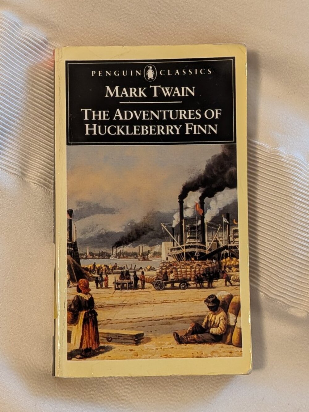 The Adventures of Huckleberry Finn by Mark Twain, Paperback Book